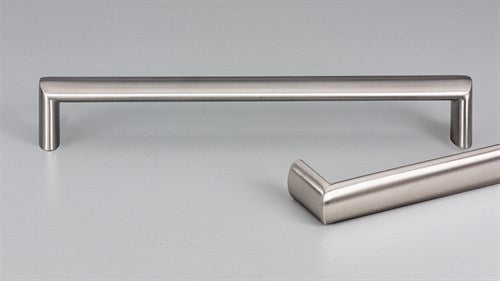 19mm Oval Cabinet Pull Handle 800mm with 790mm CTC in Satin Stainless