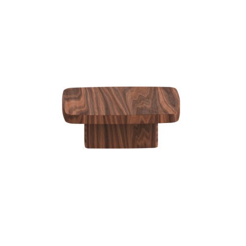 Cabinet Knob. Timber Cabinet Knob. Quattro Knob 32mm CTC 52 X 74mm in Walnut