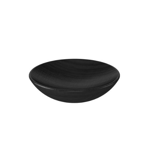 Timber Cabinet Knob. Bowl Knob 65mm dia in Satin Black