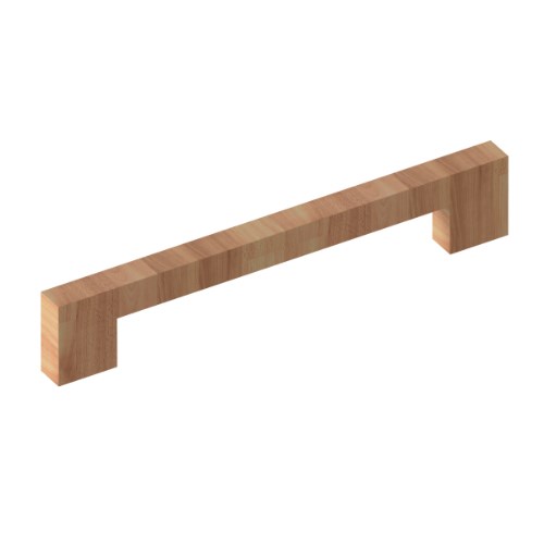 Kethy L7490 Urban Timber cabinet pull handle in oak finish, showcasing a sleek, modern design for kitchen or furniture cabinets.
