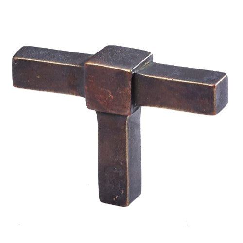 CROSS - KNOB / AGED BRONZE / 50*35*12MM in Aged Bronze