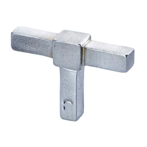 CROSS - KNOB / OLD SILVER / 50*35*12MM in Old Silver