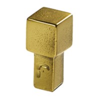 ONE - KNOB / AGED GOLD / 12*25*12MM in Aged Gold