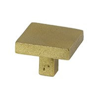 Jolie Carre40 door knob with 40x40x30mm square design, shiny gold finish, and modern style for interior doors.