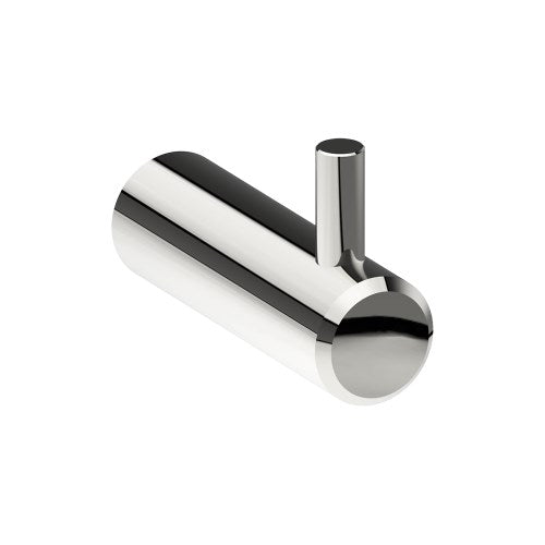 Coat Hook, Solid Stainless Steel, 12mm Ø 43mm projection. in Polished Stainless