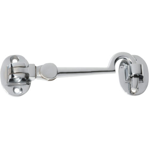 Cabin Hook Small Chrome Plated 120mm. Centre to Centre 100mm in Chrome Plated