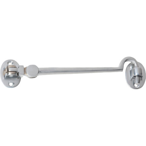 Cabin Hook Large Satin Chrome 175mm. Centre to Centre 150mm. in Satin Chrome