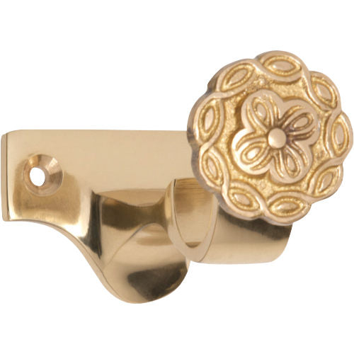 Curtain Bracket Centre Polished Brass ID19mm in Polished Brass
