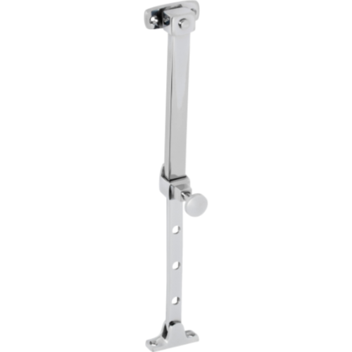 Casement Stay Telescopic Pin Chrome Plated L200-295mm in Chrome Plated