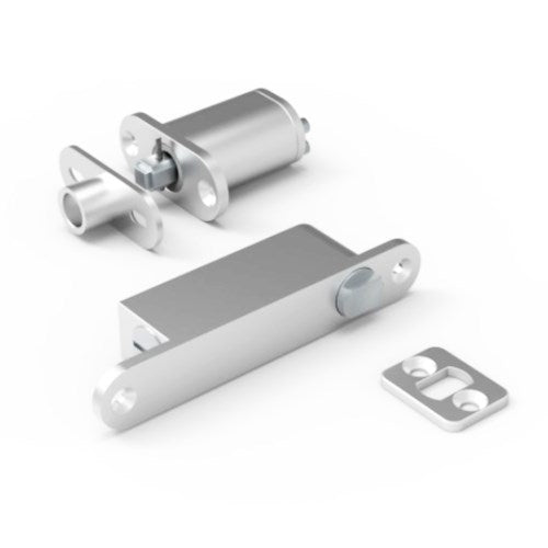 Argenta fully concealed Door Pivot Spring. Complete kit. Max door weight 45kg, Max Door Width 1000mm in Satin Stainless