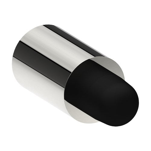 Stainless steel Style Finish Doorware 018 door stop mounted on a wall to prevent door damage