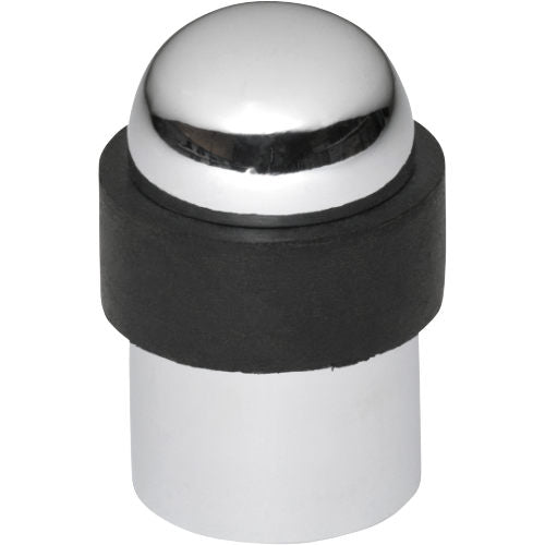 Door Stop Domed Chrome Plated H50xD30mm in Chrome Plated