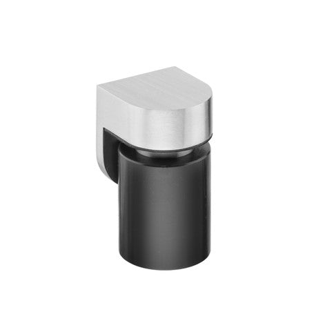 Zanda heavy-duty magnetic door stopper retainer mounted on a door with a sleek stainless steel finish.