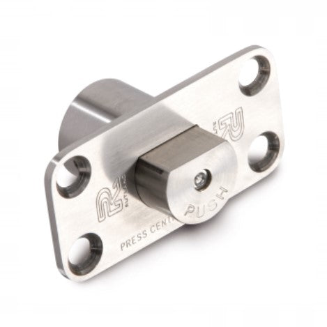 Emergency Release Door Stop in Satin Stainless