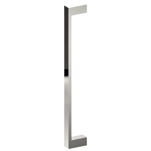 BAR Entrance Pull Handles, Stainless Steel, 25mm x 13mm x 400mm CTC (Back to Back Pair) in Polished Stainless