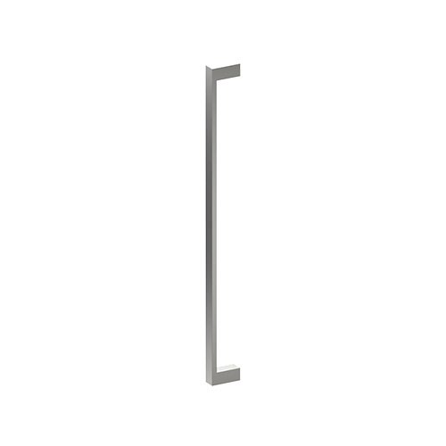 BAR Entrance Pull Handles, Stainless Steel, 25mm x 13mm x 600mm CTC (Back to Back Pair) in Satin Stainless