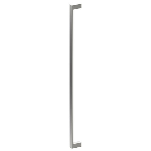 BAR Entrance Pull Handles, Stainless Steel, 25mm x 13mm x 800mm CTC (Back to Back Pair) in Satin Stainless