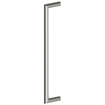 CETINA Entrance Pull Handles, Stainless Steel, 25mm Ø 400mm CTC (Back to Back Pair) in Satin Stainless