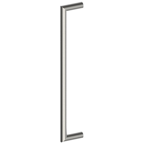 CETINA Entrance Pull Handles, Stainless Steel, 25mm Ø 400mm CTC (Back to Back Pair) in Satin Stainless