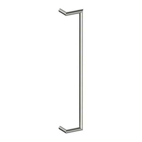 CETINA OFFSET Entrance Pull Handles, Stainless Steel, 25mm Ø x 800mm CTC (Back to Back Pair) in Satin Stainless