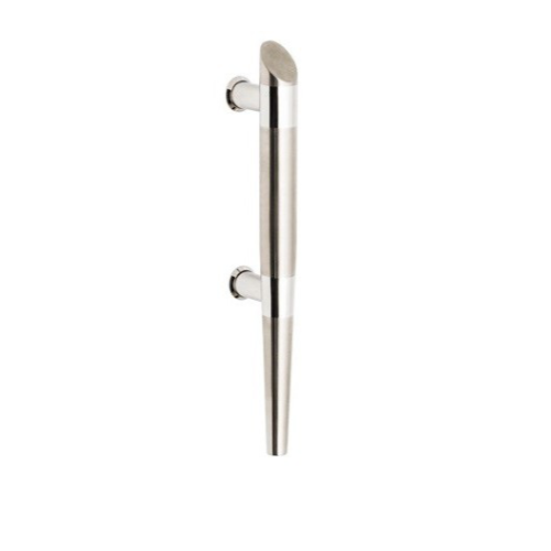 Torch Pull Handle, 350mm o/a - Back to Back in Satin Stainless Two Toned