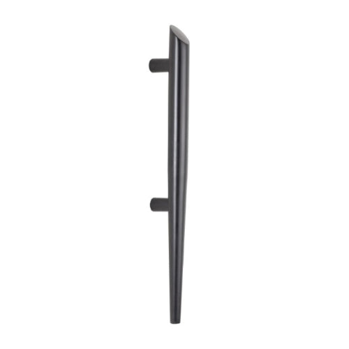 Torch Pull Handle, 530mm o/a length, 250mm crs - Back to Back, Matt Black in Black