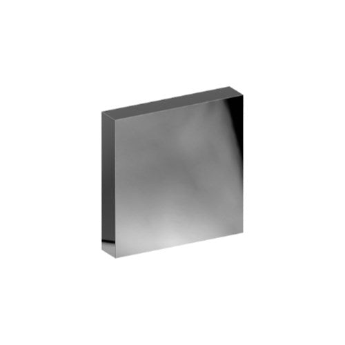 Escutcheon, Square Blank, Stainless Steel, 52 x 52mm. Single part 'B' type concealed fix. (Each) in Polished Stainless
