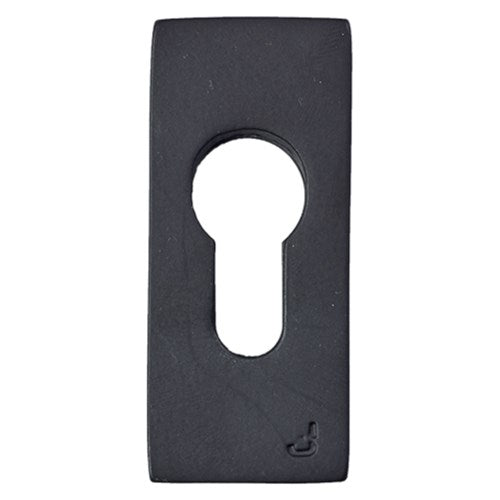 SECURITY ROSE BRASS/BLACK D=10MM 70*30MM in Black