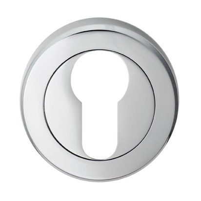 Euro Escutcheon (Pair) in Chrome Plated