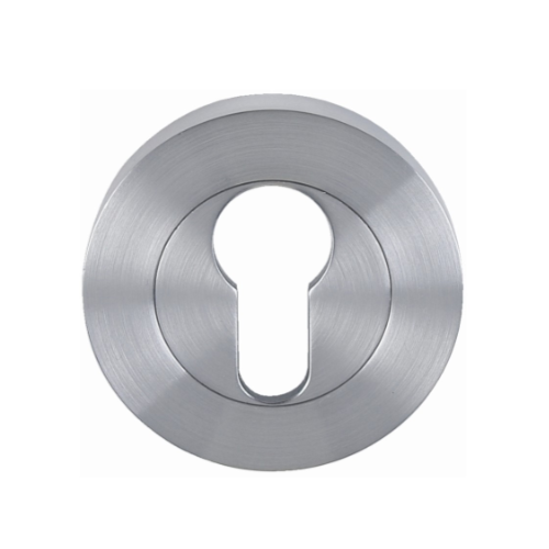 Euro Escutcheon (Pair) in Satin Chrome