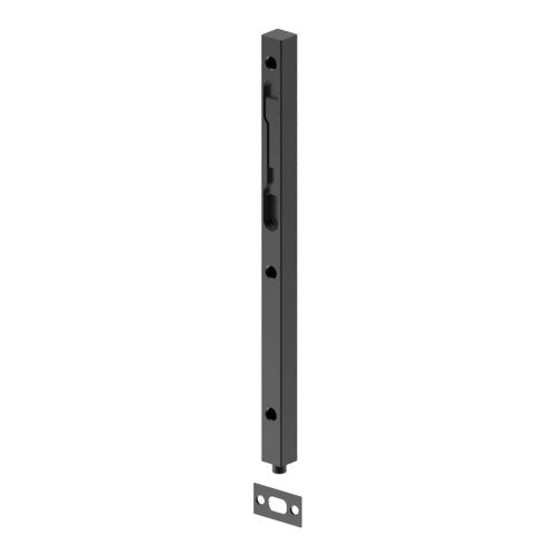 Stainless steel 450mm universal flush bolt for doors, surface or flush mount, by Style Finish Doorware.