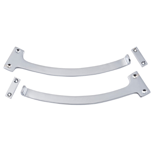 Fanlight Stop Pair Chrome Plated L190mm in Chrome Plated