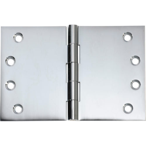 Hinge Broad Butt Chrome Plated H100xW150xT4mm in Chrome Plated