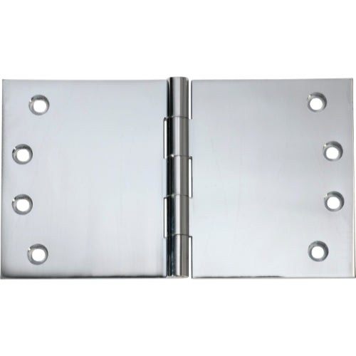 Hinge Broad Butt Chrome Plated H100xW175xT4mm in Chrome Plated