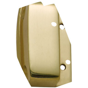 Screen Door Latch Box Keeper Polished Brass H43xW28mm in Polished Brass