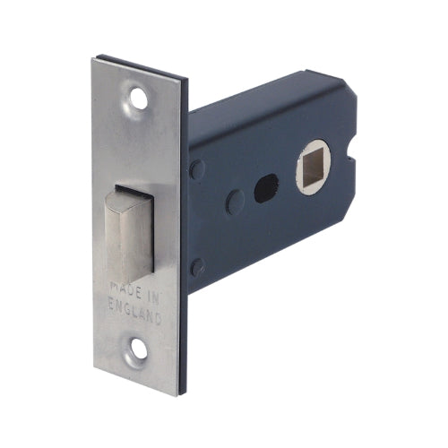 Mortice Latch, Heavy Duty 57mm Backset in Satin Stainless