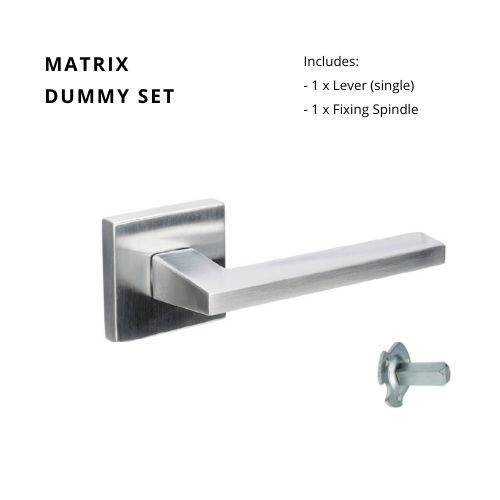 Matrix Dummy Set, Left Hand in Satin Chrome