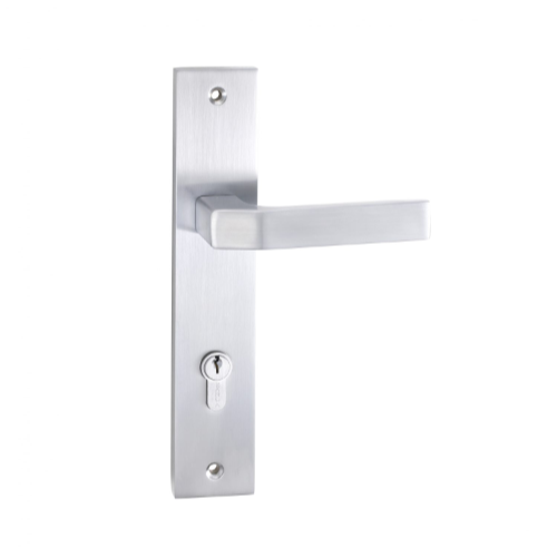Quattro Lever on Longplate (240x45mm) - E85 in Satin Chrome