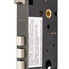 Mortice Lock, Euro Profile - 60mm backset, 86mm Case Size in Graphite Nickel