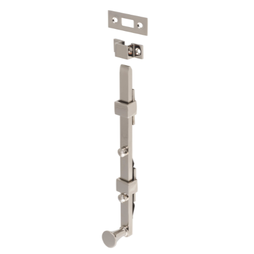 Panic Bolt Polished Nickel L255mm in Polished Nickel
