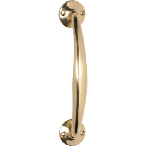 Pull Handle Telephone Polished Brass L187xP45mm in Polished Brass