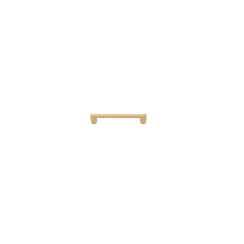 Cabinet Pull Baltimore Brushed Brass L146xW8xP36mm BD18mm CTC128mm in Brushed Brass