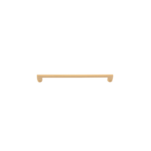 Cabinet Pull Baltimore Brushed Brass L276xW8xP36mm BD20mm CTC256mm in Brushed Brass
