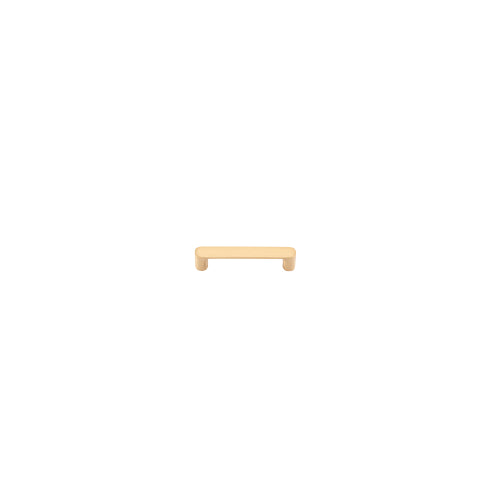 Cabinet Pull Osaka Brushed Brass L111xW15xP30mm BD15mm CTC96mm in Brushed Brass