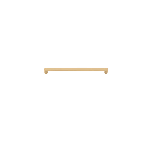 Cabinet Pull Osaka Brushed Brass L271xW15xP30mm BD15mm CTC256mm in Brushed Brass