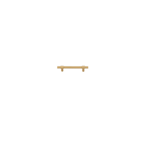 Cabinet Pull Helsinki Brushed Brass L141xP36mm BD11mm CTC96mm in Brushed Brass