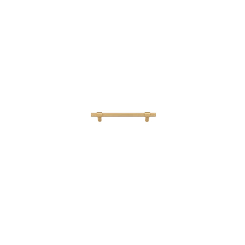 Cabinet Pull Helsinki Brushed Brass L173xP36mm BD11mm CTC128mm in Brushed Brass