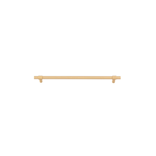 Cabinet Pull Helsinki Brushed Brass L301xP36mm BD11mm CTC256mm in Brushed Brass