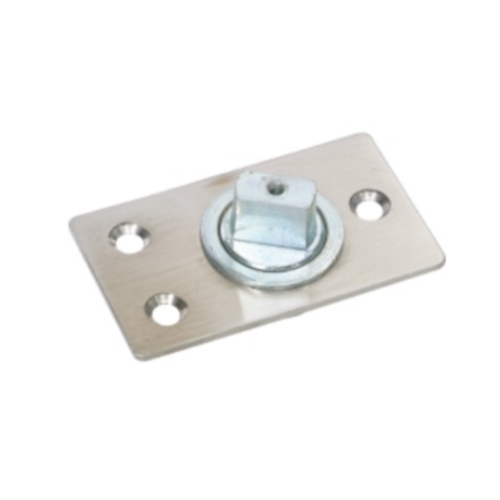 Floor Mount Free Swinging Pivot - Spindle Bearing (90x50mm) in Satin Stainless