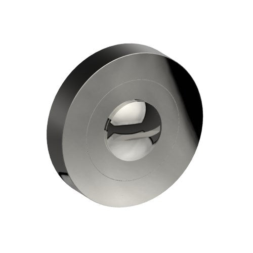 Emergency Release on Ø52mm Rose. 4.5mm x 4.5mm Square Spindle. in Polished Stainless Steel